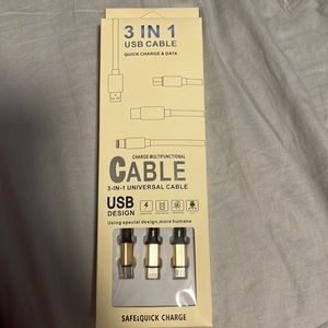 3in 1 charger random color